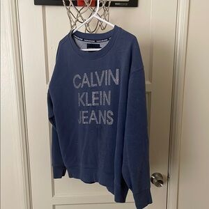 Calvin Klein Jeans Blue Crewneck Sweater
